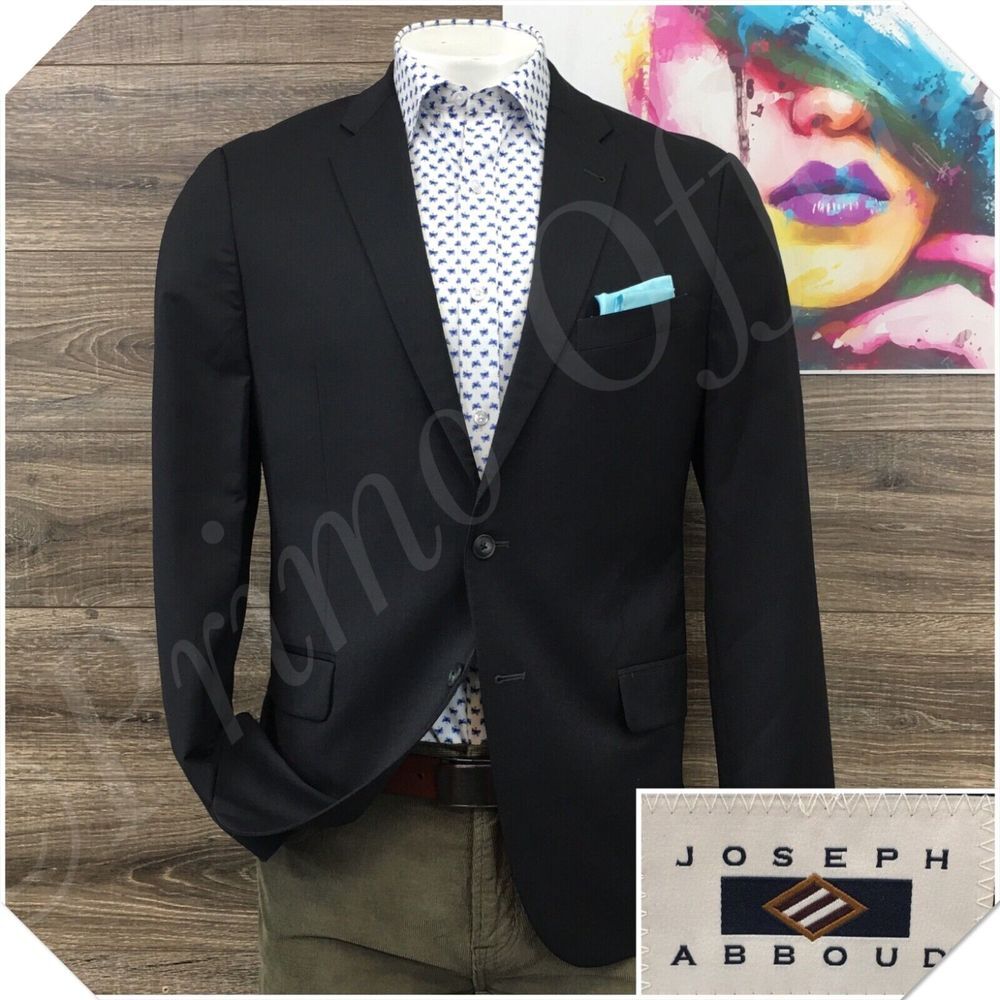 JOSEPH ABBOUD Mens Blazer Sport Coat Casual Jacket Size 42R Slim Fit Wool Suit